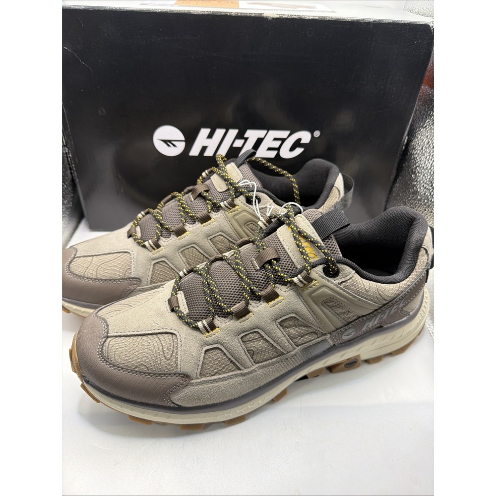 Hi-Tec Men's Hiking Shoe Low Top Taupe Lace Up 1975083 Size 12 NIB